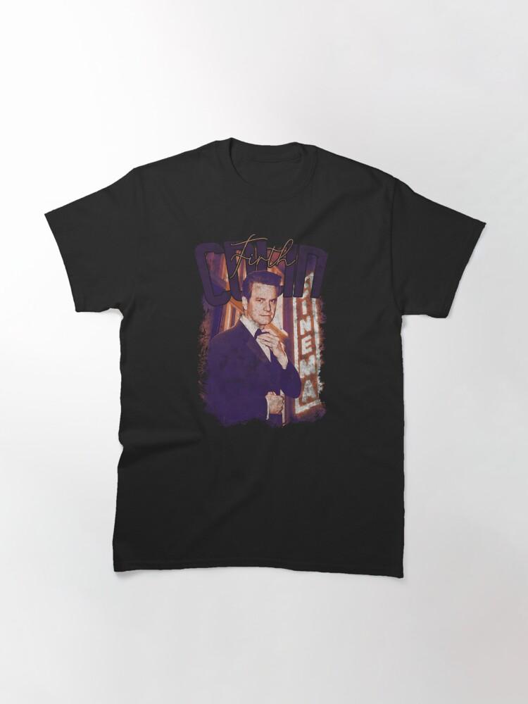 Kingsman Colin Firth Vintage Cinema Retro Style Graphic Art Classic T-Shirt