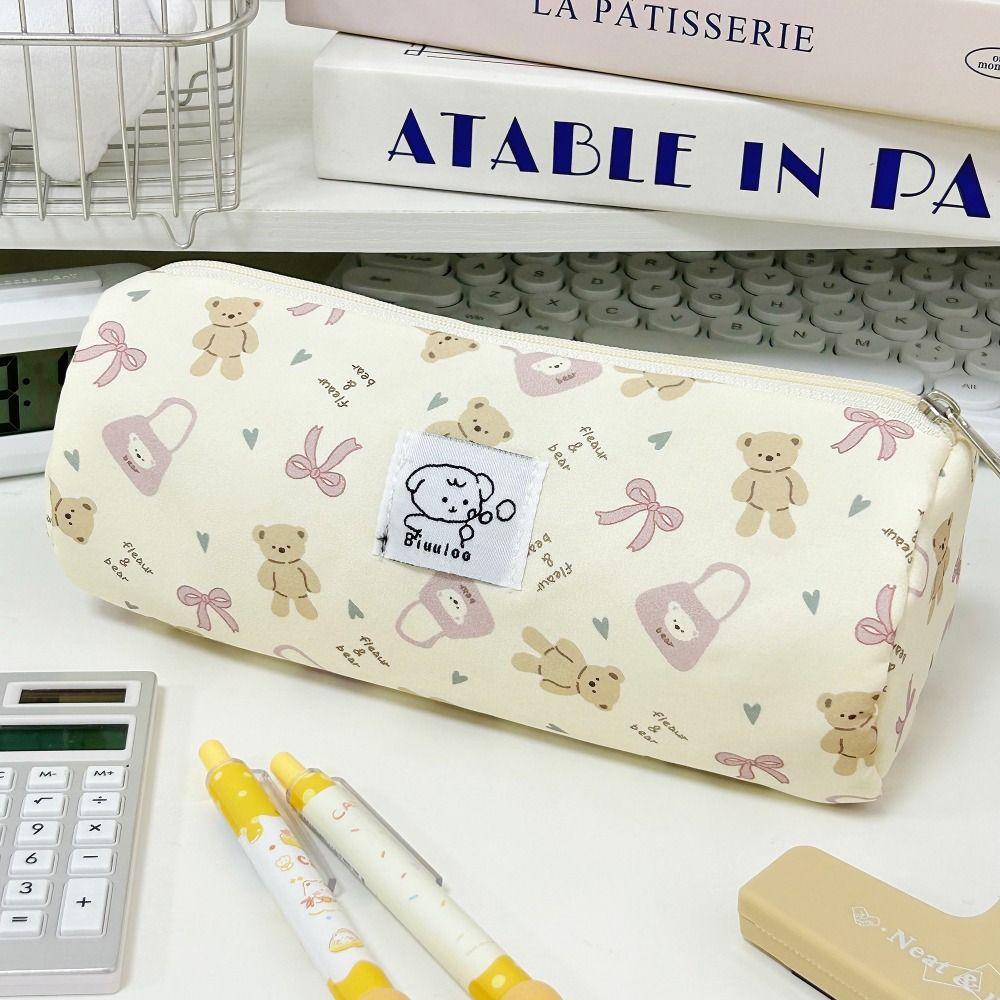 Little Bear Pen Bag Portable Stationery Storage Bag New Pencil Case Back To School