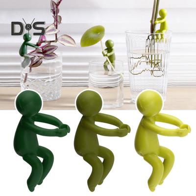 1 Pc/6 Pcs Plant Support Waterproof Plant Propagation Buddy Mini Man Plant Holder for Cut Flowers Sprouts Plant Nurturing