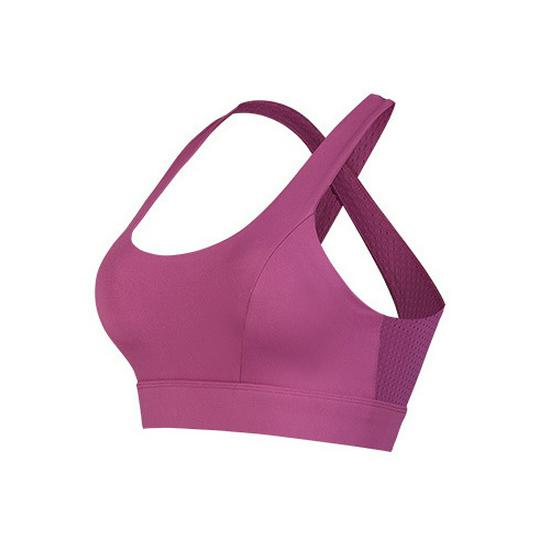 Women's Shockproof Nude Sports Bra with Back Support & Latex Pads for High-Impact Activities, Running, & Yoga