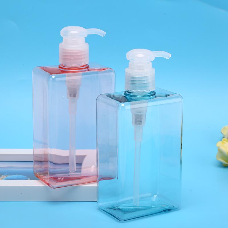 Dispenser Sapone Portatile da 280 ml Flacone Pompa per Bagnoschiuma Shampoo Liquido Sapone per le Mani
