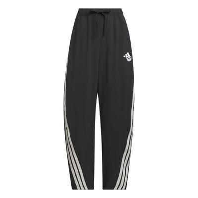 Climacool Woven Tracksuit Bottoms Fashion Quick-Dry Loose Fit Striped Casual Pants Women Bottoms Black KC1492