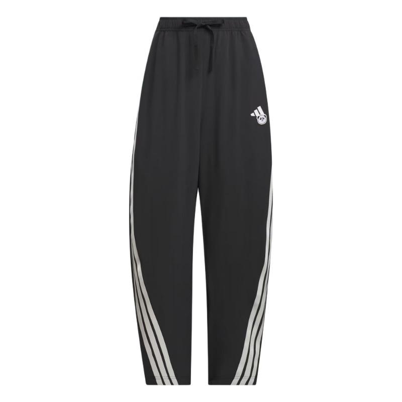 adidas Climacool Woven Tracksuit Bottoms Fashion Quick-Dry Loose Fit Striped Casual Pants Women Bottoms Black KC1492