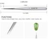 kads 15Pcs Nail Art Liner Brush Set French Lines Stripe Flower Painting Pen Drawing Brush Manicure Tools Silver Color Handle