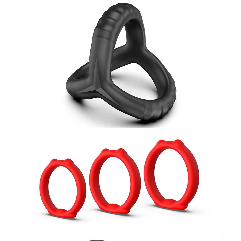 Reusable Silicone Penis Ring for Men Soft Cock Ring Penis Sex Toy for Men