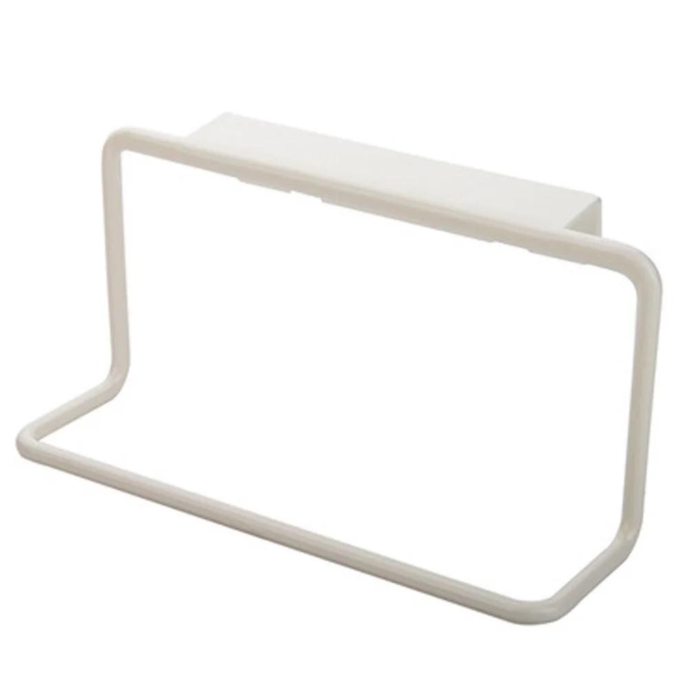 1 Pcs Towel Rack Hanging Holder Organizer Bathroom Kitchen Cabinet Cupboard Hanger Kitchen Accessories