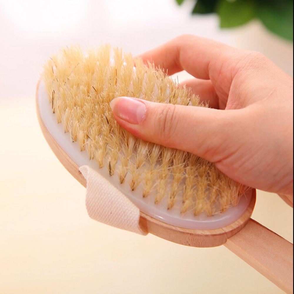 New Long Handle Soft Hair Detachable Bath Brush Adult Back Clean Back Rub 41x6.5cm