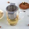 Teapot Reusable Coffee Fine Mesh Lid Infuser Tea Strainer Filters Leaf Spice Filter