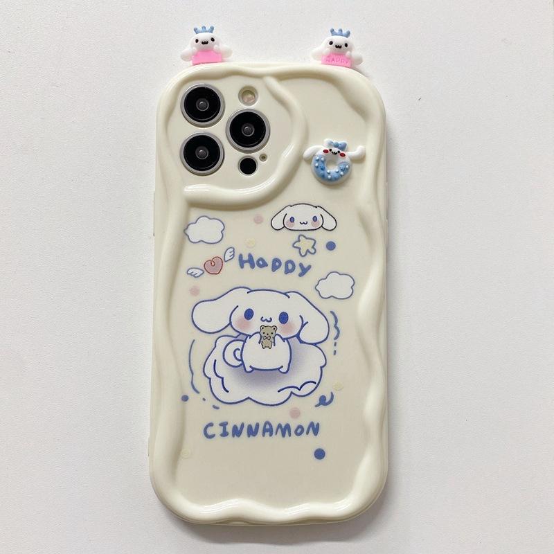 Applicable to Apple 16 cartoon mobile phone case OPPO F29 creative VIVO Y38 cute party doll strawberry bear