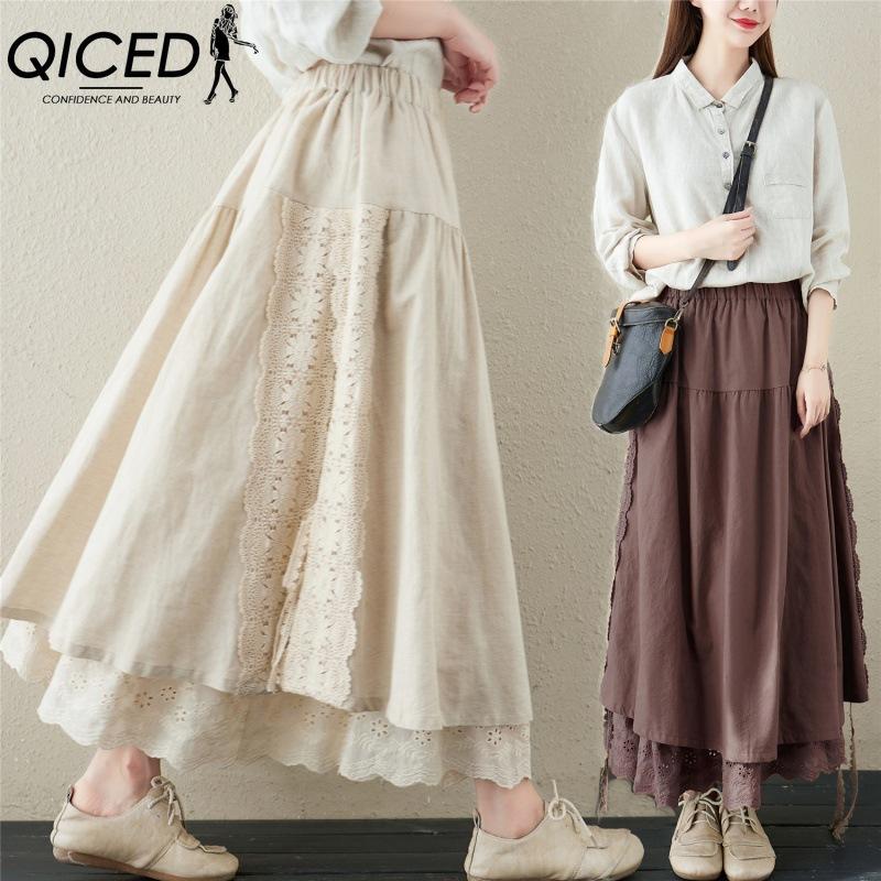 

QICED Women s Fashion Casual Summer Spring Skirt M