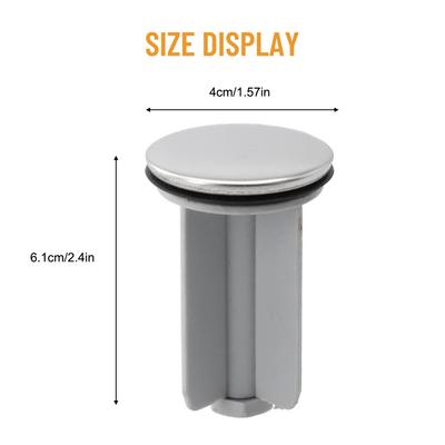 Tappo di scarico per lavabo da bagno Premium da 40 mm Compatibile con la Maggior Parte dei Lavandini