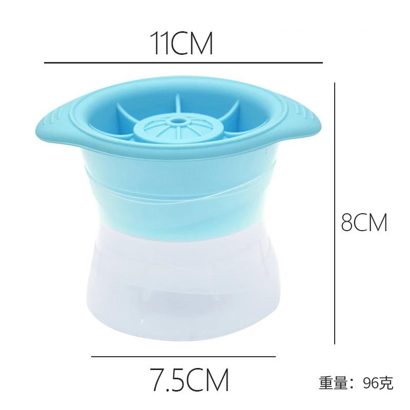 Whiskey Round Ice Cube Maker Silicone Ball Shape Spherical Ice Cube Mould Machine Quick Freezer Ice Mold Tray Kitchen Tools