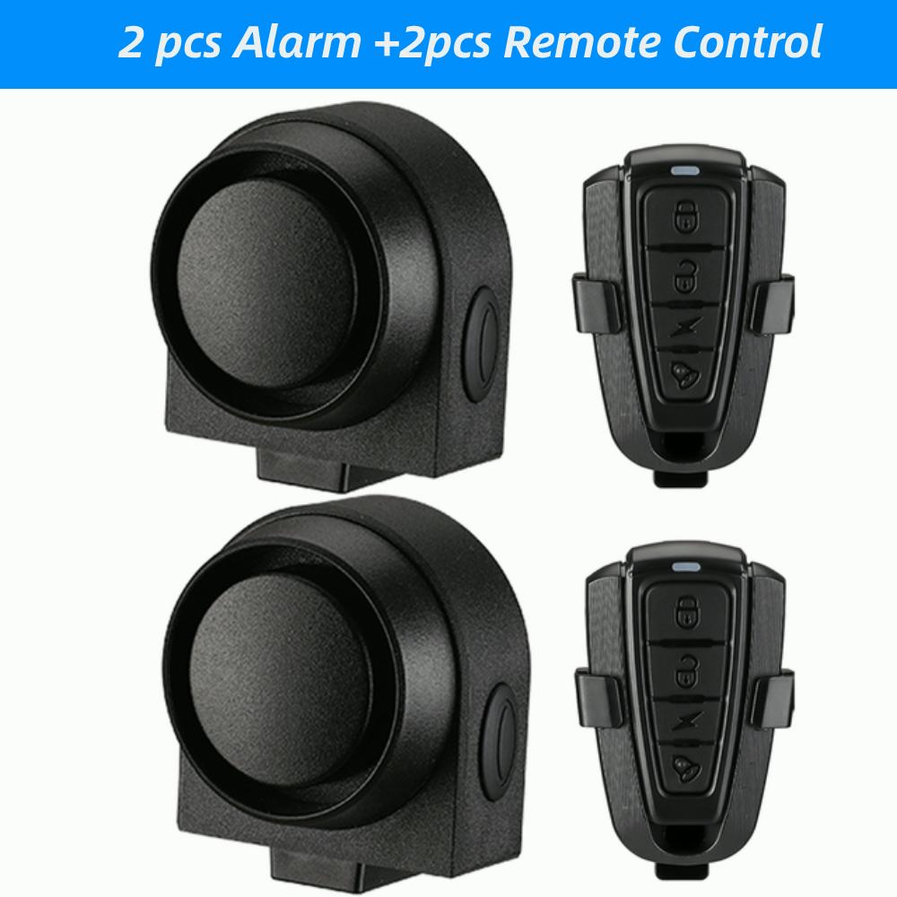 Wsdcam Bike Vibration Alarm Wireless Motorcycle Alarm USB Charge Security Vibration Warning Alarm System Bike Anti Lost Reminder