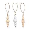 Wooded Bead String Vintage Inspired Decorations for Indoors Bohemian Wood Beads