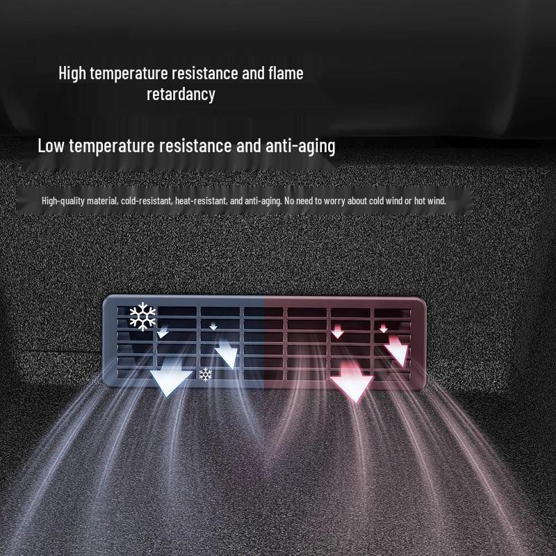 2025 Tesla Model Y Under-Seat Air Vent Mask and Decorative Cover