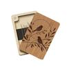 Cutie de depozitare pentru ace de cusut Suport magnetic din lemn pentru ace Cutie cu capac Organizator pentru accesorii de artizanat Cadou pentru cusătorese