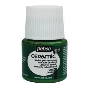 Peinture - Pébéo - Céramic - Vert - 45ml - Brillant