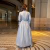 AB318 Ruffled Sleeve Evening Abaya Dress for Muslim Women