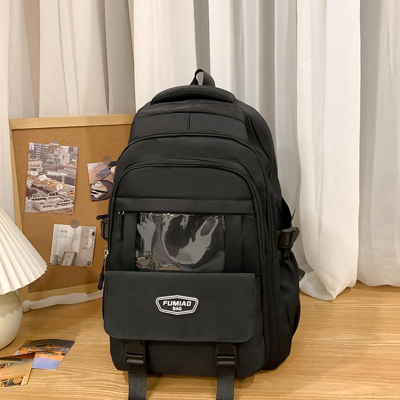 Sac d'école pour collégienne Sac à dos grande capacité pour femme