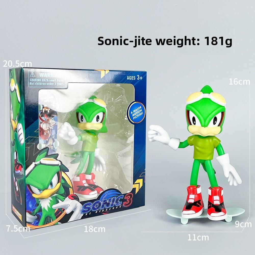 

Sonic The Hedgehog Knuckles Miles Silver Shadow Cartoon Character Model For Collectors And Toy Enthusiasts Sonic Jett