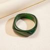 Bohemian Unregelmäßiges Breites Armband Harz Retro Handring Übertriebener Acryl Armreif Mädchen