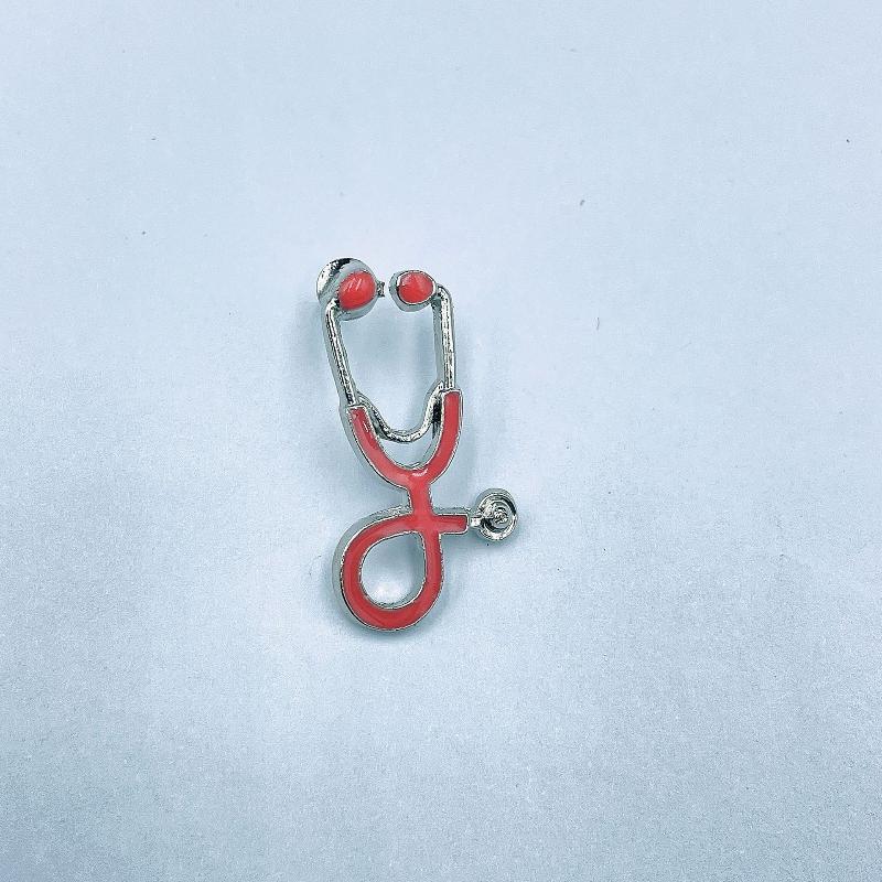 Stethoscope Enamel Lapel Pin Vibrant Multicolor Design Durable Badge for Medical Students Hospital Staff Daily Wear