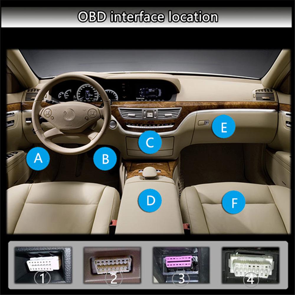 LUFI X1 Car Multifunctional OBD Gauge: Air-Fuel Ratio, RPM, Oil/Exhaust Temp, Voltage, Water Temp, Turbo Pressure.