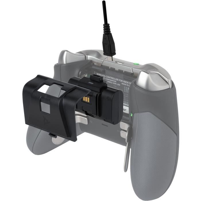 Kit play &amp; charge pour manette - pdp - xbox one et series x|s - noir