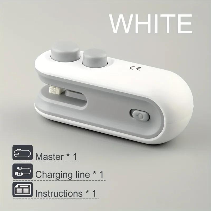 1pc Rechargeable Snack Bag Sealer: USB Magnetic Mini Sealer for Food Storage & Travel