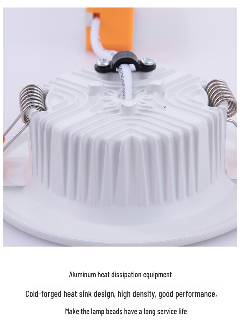 Ultradünner blendfreier und beschlagfreier LED-Einbaustrahler für Zuhause und Bekleidungsgeschäft - 4, 6, 8 Zoll mit schmalem Rahmen