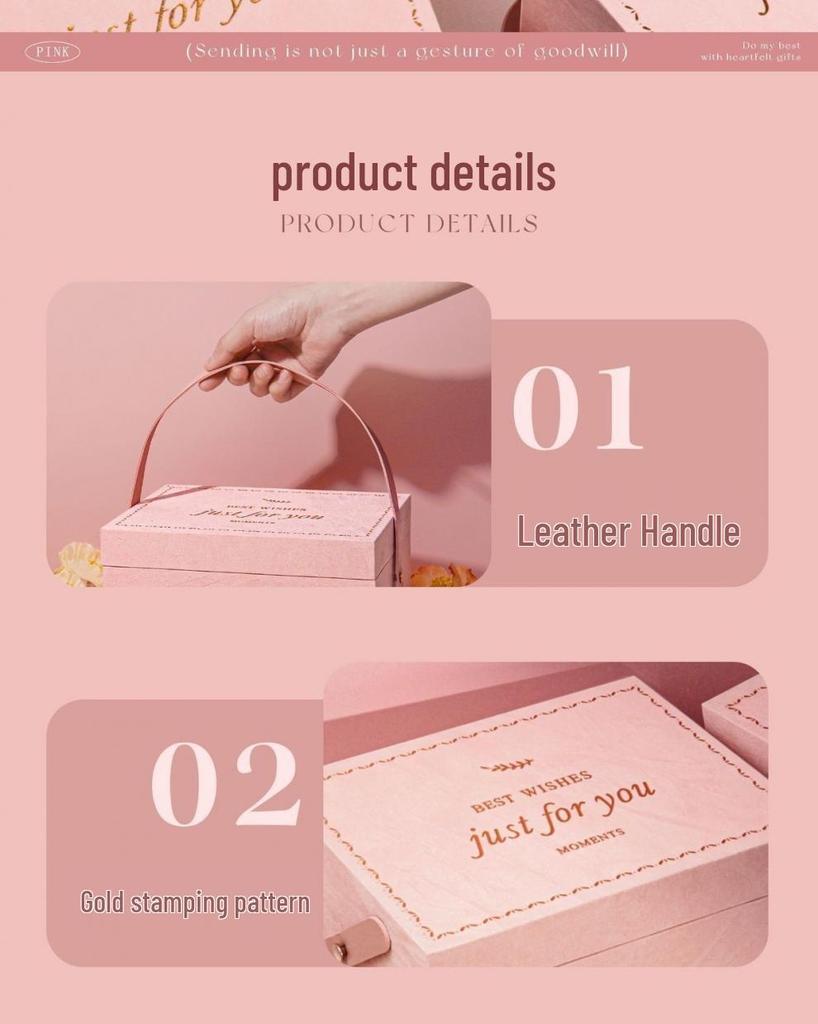 Elegant Bridesmaid Souvenir: Luxurious & Practical Gift Box for Your Best Friend - Perfect for Nurse's Day or As a Thank You Women's Gift.