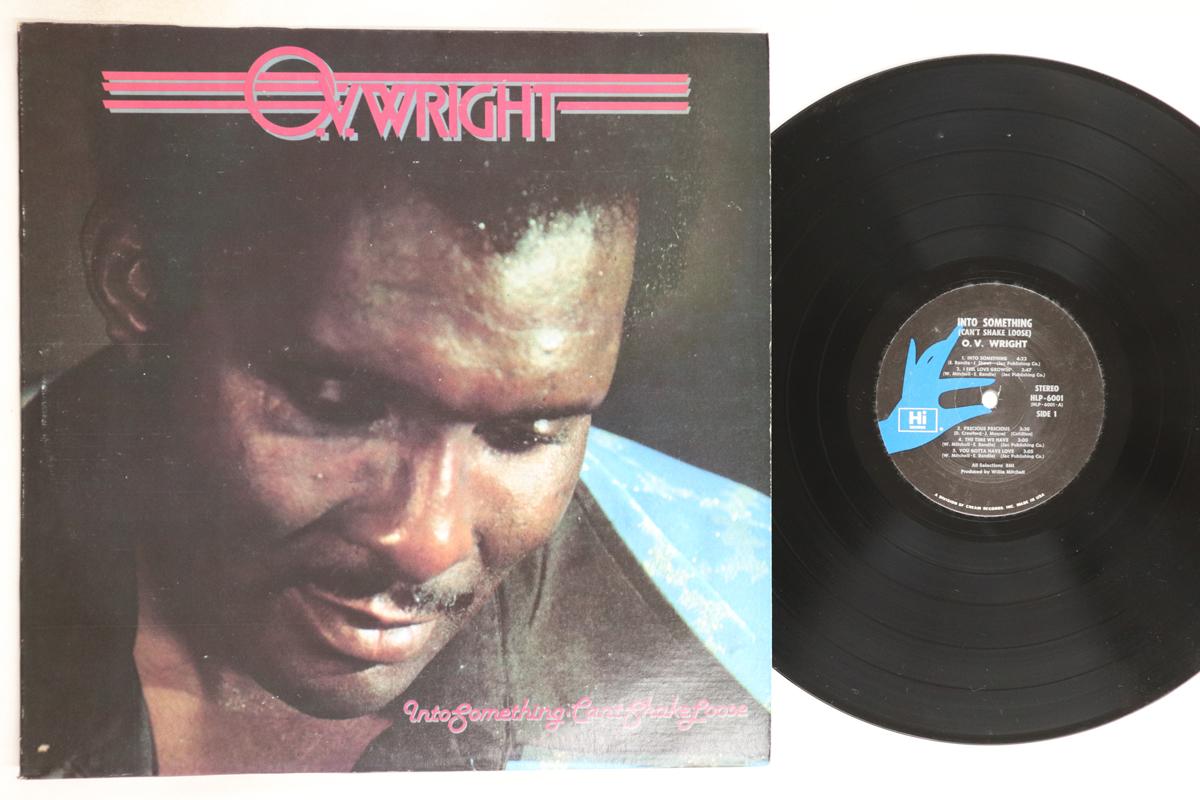 

LP Record O.V. WRIGHT - Into Something (Can t Shake Loose) HLP6001 HI 1977 US Soul/Funk Used