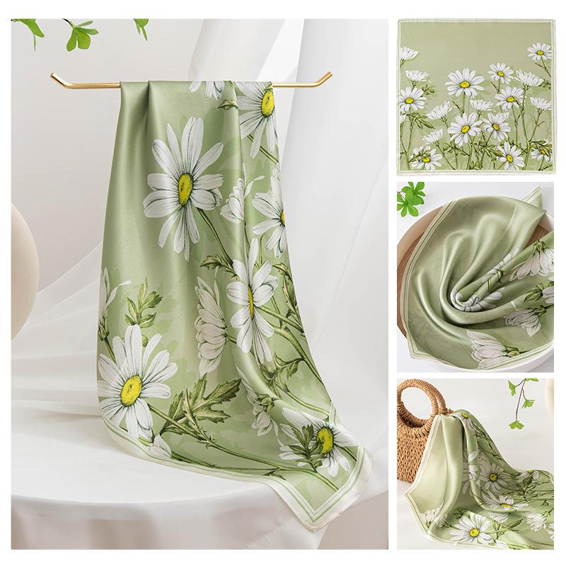 53CM High-quality Mulberry Silk Scarf Neck Small Square Women's Professional Headscarf Versatile