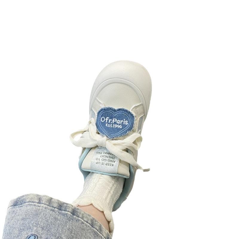 New board shoes women's 2024 spring new versatile height increase casual shoes lightweight versatile casual platform shoes comfortable women