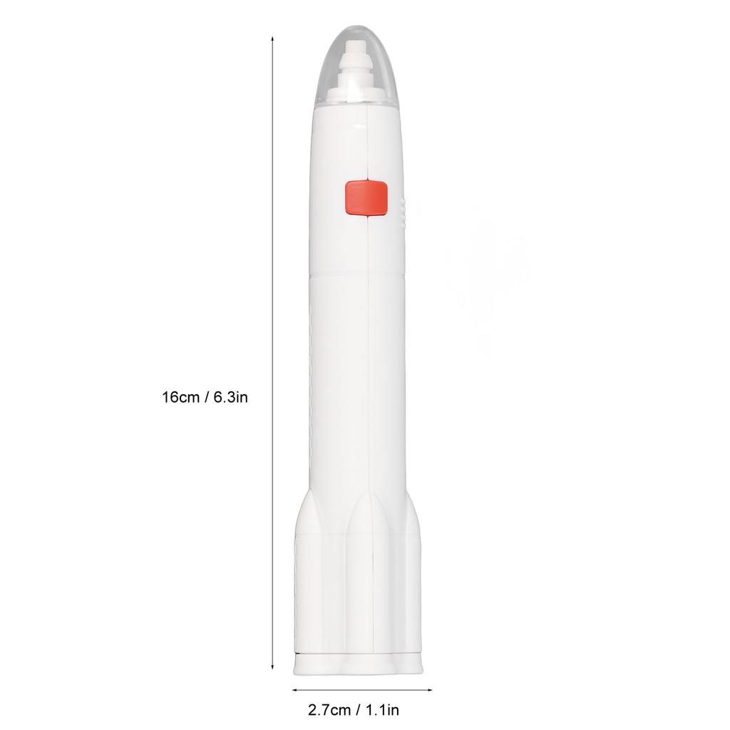 Electric Eraser Low Noise Rechargble 2 Replacble Refills 2.7x16cm ABS Electric Pencil Eraser for Study