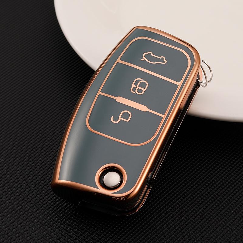 Fits Ford Classic Focus, Older EcoSport, Fiesta Folding Remote Key Cover