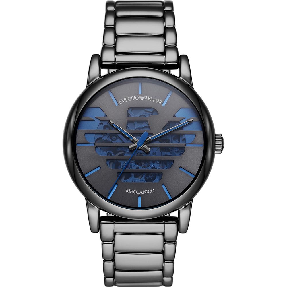 

Emporio Armani Luigi Grey Stainless Steel Men s Mechanical Automatic Watch AR60029 серый