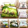 Cartoon Rabbit Funny Animals Bedding Set Duvet Cover Sheet Printed Bed Set Pillowcase Bed Full Queen King Size Comforter Bedroom