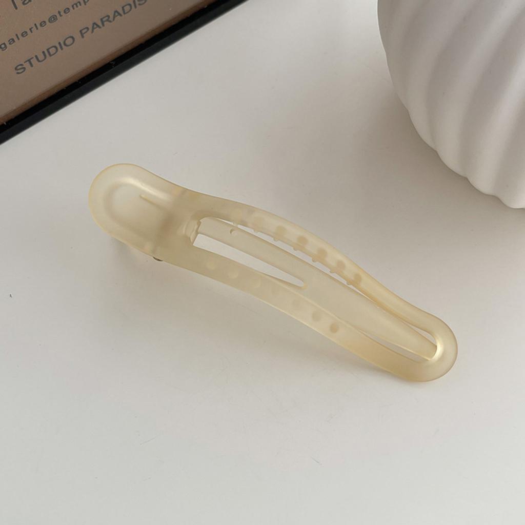 Vintage Matted Hair Clip For Women Fashion Personality Gradient Contrasting Duckbill Clip Girls Daily Life Hair Accessories