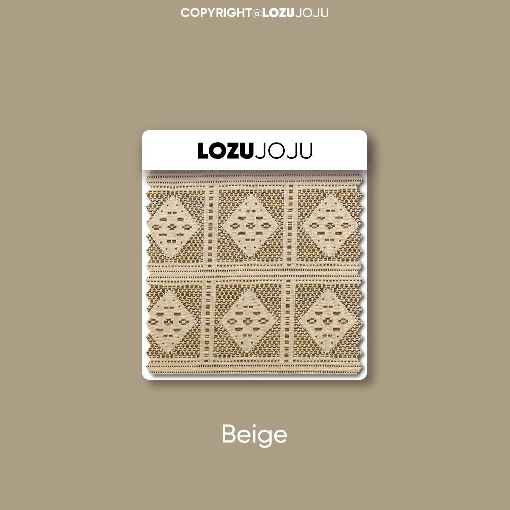 1PC LOZUJOJU 10-20% Blackout French Retro Solid Color Hollow Square Grid Fringe Curtain for Living Room Bedroom Balcony Home Decor