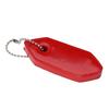 Floating Keychain NBR Strong Buoyancy Red Float Key Rings Pendant for Boating Surfing Outdoor Sports