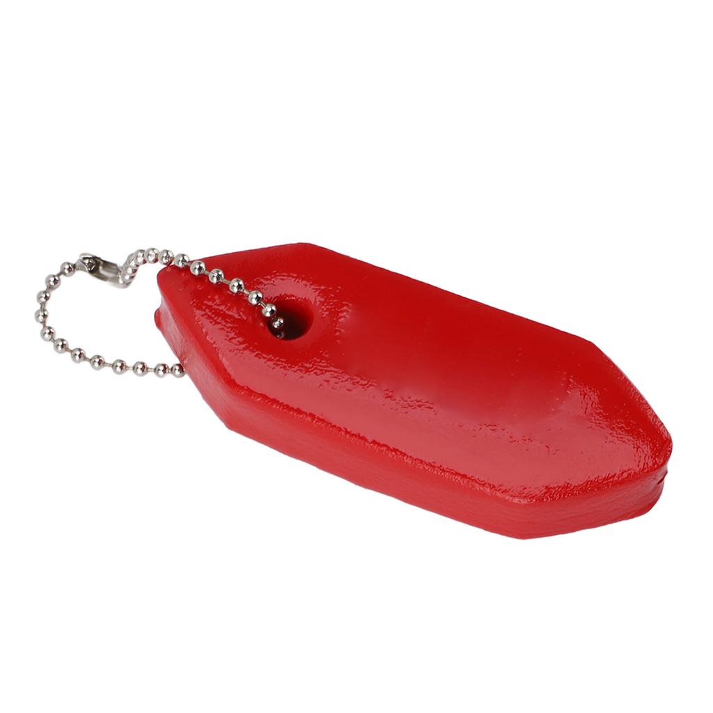Floating Keychain NBR Strong Buoyancy Red Float Key Rings Pendant for Boating Surfing Outdoor Sports