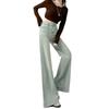 Lazy Korean version of casual straight jeans women's spring and autumn new high-waisted thin loose wide-leg jeans
