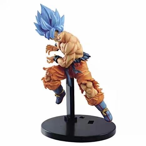 

Dragon Ball Super Tag Fighters LC Legend Blue Hair Wukong Blue Hair Beijita Handmade Desktop Ornament Gift