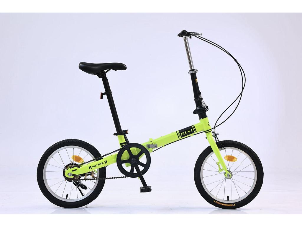 16-inch Folding Variable Speed Youth and Adult Bicycle — Single Speed Road and Mountain Bike for Outdoor Riding