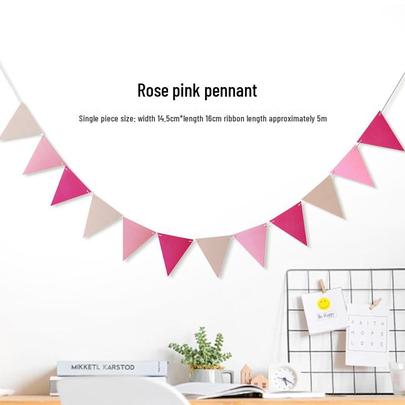 Geburtstags- und Abschlussfeier-Dekoration Wimpelkette für Kinderzimmer, Einkaufszentrum, Back-to-School und Kindergarteneinrichtung