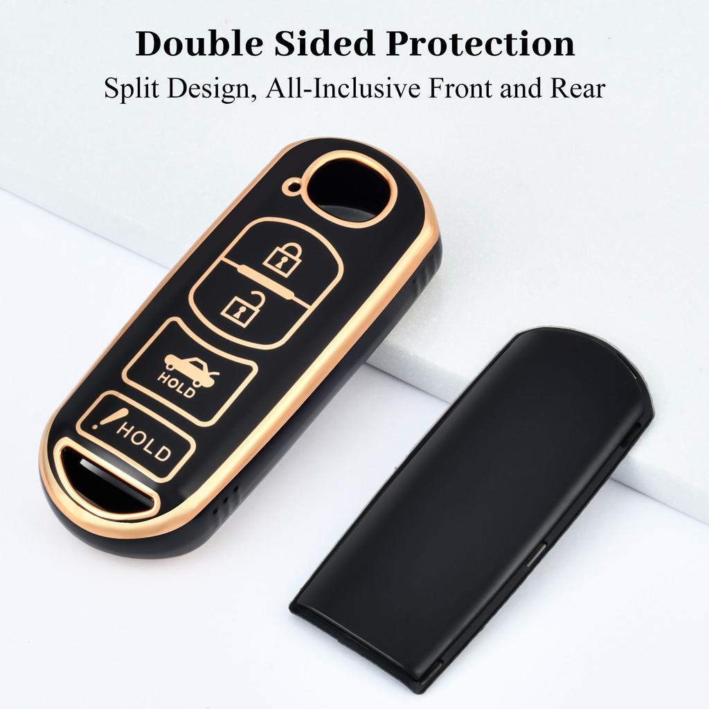 Soft TPU Car Key Case For Mazda 2 3 6 Demio Atenza Axela for Mazda Key Protector Car Key Cover CX-5 CX5 CX-3 CX7 CX-9 3 4 CX30