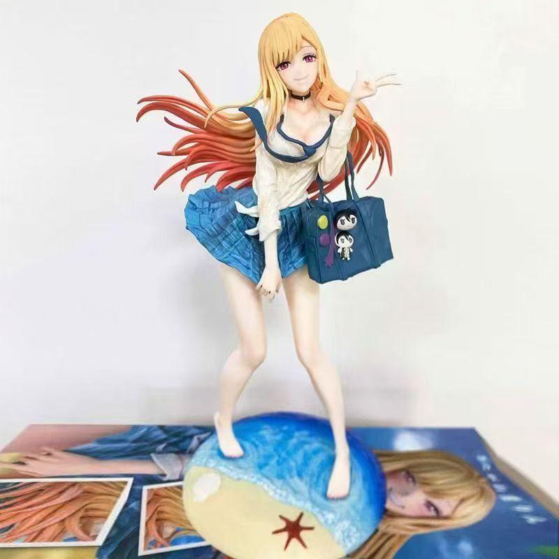 27cm Kitagawa Marin Beach Ver Pvc Figure My Dress Up Darling Anime Girl Collectible Model Desktop Decoration Gift For Anime Fans