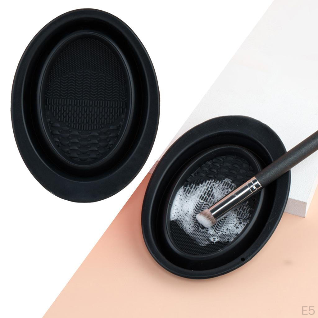Cleaner, Cleaning Bowl, Makeup Sponge Washing Portable Soft Texture Easy to Use Convenient Travel