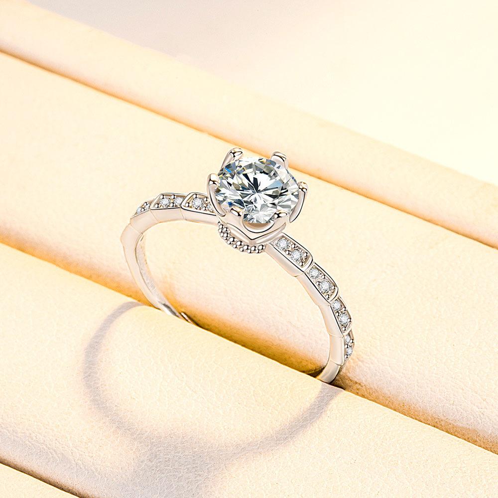 Fashion Snake Bone Ring Diamond Ring Women's Wedding Ring Wedding Ring Mechanical Snake Ring